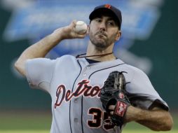 Justin Verlander retiró ayer a siete Indios por la vía del ponche y soportó tres imparables y tres carreras limpias. AP  /