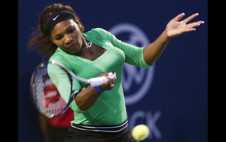 SErena Williams durante el torneo en Toronto donde derrotó a Lucie Safarova. REUTERS  /