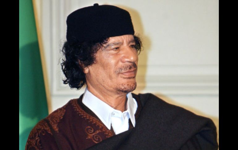 Este discurso es el primero que Gaddafi da en público desde los ataques rebeldes en Trípoli. ARCHIVO  /