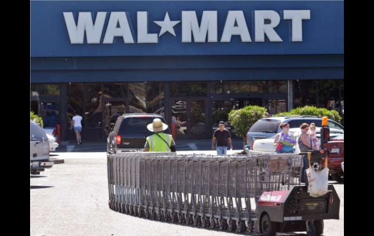 La ganancia de Walmart se cifra en un 4.8 por ciento más que en el mismo periodo de 2010. AP  /