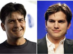 Charlie Sheen y Ashton Kutcher. REUTERS  /