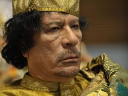 Los días del líder libio Muamar Gadhafi 'están contados', afirmó el secretario de Defensa de EU, Leon Panetta. ARCHIVO  /