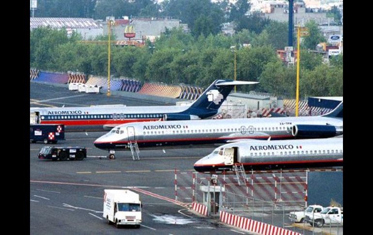 Se suma a los esfuerzos de Aeroméxico el incremento en rutas y frecuencias nacionales e internacionales. ARCHIVO  /