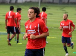 Hector Reynoso de Chivas, durante una sesion de entrenamiento en Verde Valle. EL INFORMADOR  /