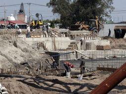 El Estadio de Atletismo es el que mayores problemas presenta para terminar antes del 15 de septiembre. A. HINOJOSA  /