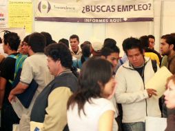 Unas 500 personas de todas las edades, en su mayoría jóvenes, acudieron a buscar una oportunidad laboral a la Plaza Tapatía. ARCHIVO  /