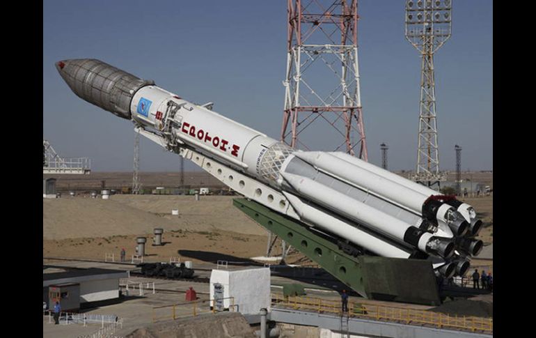 El aparato desapareció de los radares tras ser lanzado anoche desde Baikonur a bordo del cohete portador Protón. AP  /