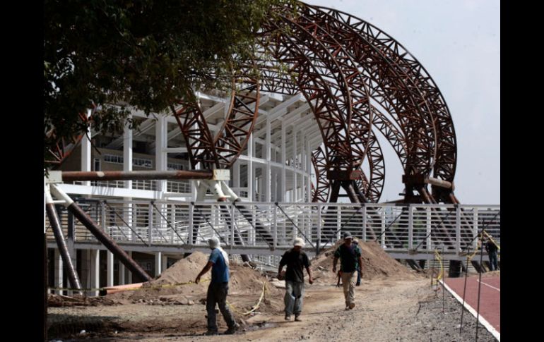 El Copag ya había reconocido que el Estadio de Atletismo es el complejo panamericano que va más lento respecto al resto. A. HINOJOSA  /