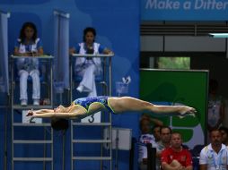 Paola Espinosa ha conseguido el oro, la plata y el bronce en la actual Universiada. NOTIMEX  /