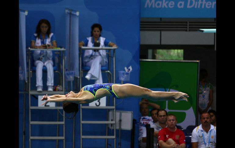 Paola Espinosa ha conseguido el oro, la plata y el bronce en la actual Universiada. NOTIMEX  /