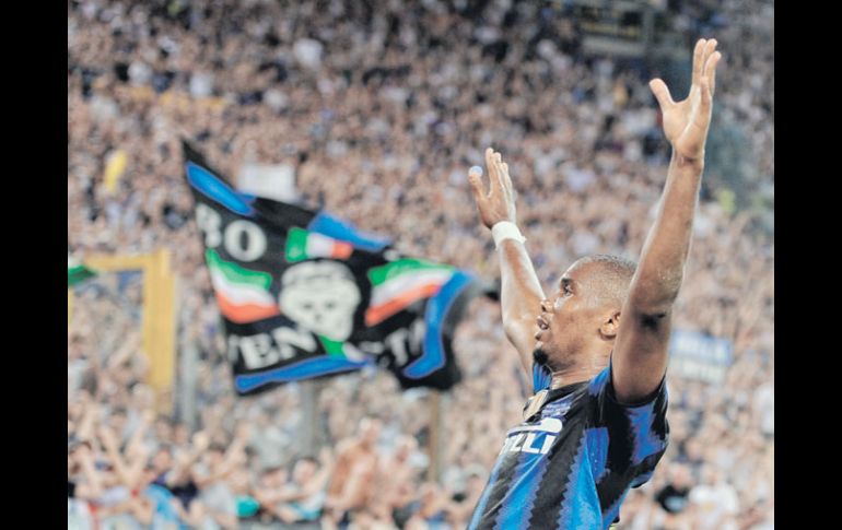 Samuel Eto’o ganó todo con el Inter el año pasado, la Liga del Calcio, la Copa italiana y la Champions League. GETTY IMAGES SPORT  /