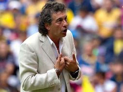 El técnico de Atlas, Rubén Omar Romano, durante partido de la Jornada seis del Torneo Apertura 2011. MEXSPORT  /