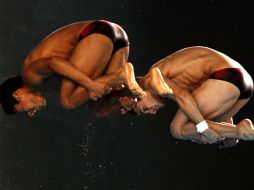 Jonathan Ruvalcaba y Rommel Pacheco ganaron bronce en la plataforma 10 metros. EL UNIVERSAL  /