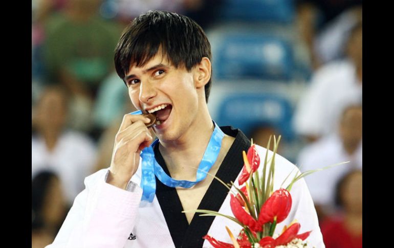 Alfonso Victoria se colgó el bronce ayer, que representó la medalla número 17 para la delegación tricolor. NTX  /