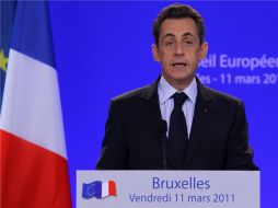 El plan de Sarkozy consiste en eliminar exenciones fiscales y otras deducciones para las mayores empresas del país. ARCHIVO  /