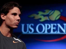 El tenista español, Rafael Nadal, durante la celebración del sorteo de los emparejamientos del US Open. AFP  /