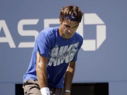 Roger Federer ya entrena en Nueva York. AP  /