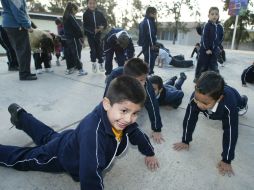 Los programas de activación física en primarias están enfocados para disminuir la obesidad y sobrepeso infantil. A. HINOJOSA  /