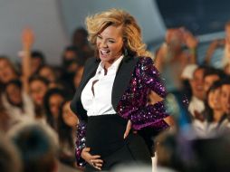 Beyoncé lució su maternal figura sobre el escenario de los MTV Video Music Awards. REUTERS  /