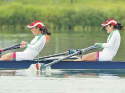 Las remeras Lila Pérez-Rull y Ana Ramírez consiguieron una medalla de plata en los Panamericanos de Río de Janeiro 2007. MEXSPORT  /