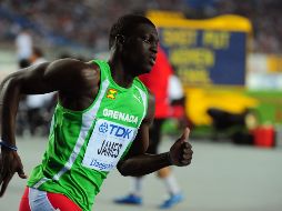 Kirani James durante la carrera de la Semifinal de 400 metros. AFP  /