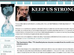 WikiLeaks ha publicado en su web unos 134 mil cables. ESPECIAL  /