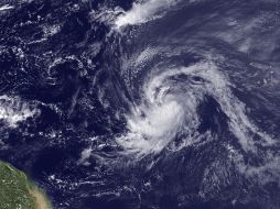 La tormenta tropical 'Katia' se convirtió hoy en el segundo huracán de la temporada. AFP  /