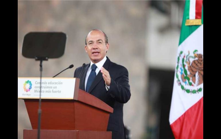 Felipe Calderón enviará su quinto Informe de Gobierno al Congreso de la Unión. NOTIMEX  /