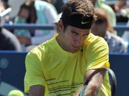 El tenista argentino Juan Martin Del Potro durante el partido de segunda del US Open. EFE  /