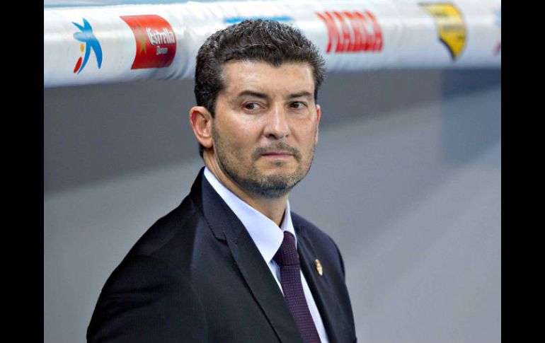 José Manuel de la Torre, técnico dela Selección mexicana de futbol, durante el juego amistoso en Barcelona, España. MEXSPORT  /