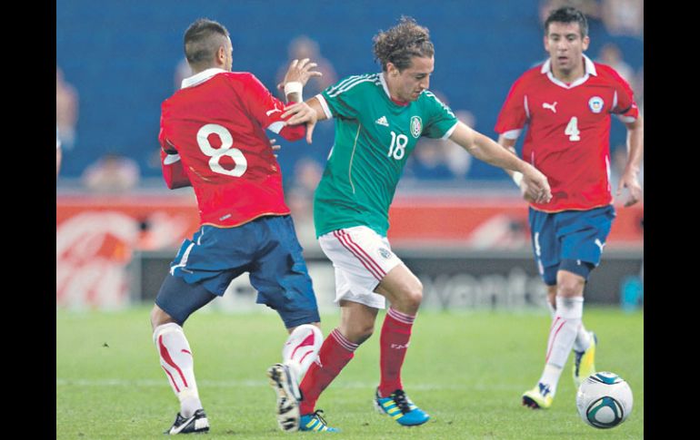 Andrés Guardado entró de cambio y revolucionó el partido en favor de la Selección mexicana. MEXSPORT  /