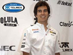 El piloto mexicano, Sergio Pérez, considera que hizo una de sus mejores carreras en el circuito de Monza. MEXSPORT  /