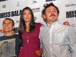 En la gráfica los protagonistas Noé Hernández, Stephannie Sigman y el director Gerardo Naranjo. EL UNIVERSAL  /