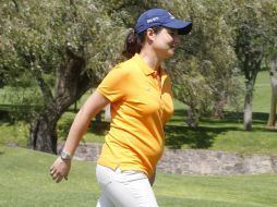 Lorena Ochoa  durante el torneo efectuadoa en Country Club Guadalajara. EL INFORMADOR  /