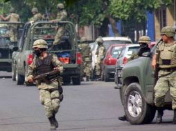 Los maestros pidieron que el Ejército brinde protección a las escuelas, pues están aterrados con la volencia.  ARCHIVO  /