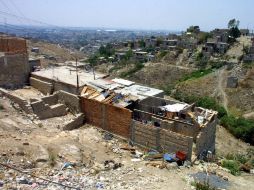 La pobreza extrema se refleja en zonas conurbadas de Guadalajara, como es el caso de la colonia Arroyo Hondo en Zapopan. ARCHIVO  /