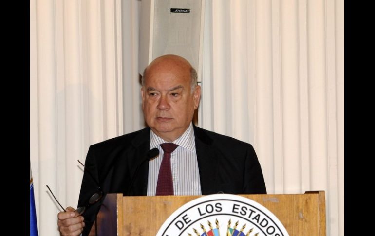 José Miguel Insulza habló del tema en el foro de la CAF en Washington. ARCHIVO  /