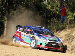 Mirko Hirvonen tomó el liderato en el Rally de Australia. EFE  /