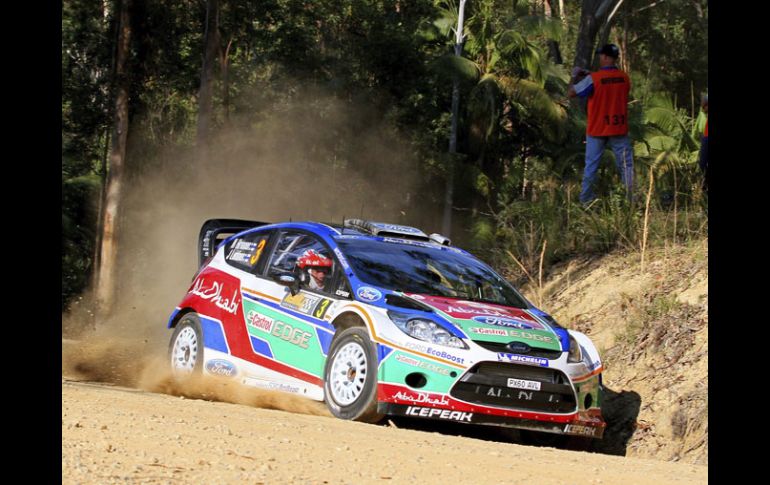 Mirko Hirvonen tomó el liderato en el Rally de Australia. EFE  /