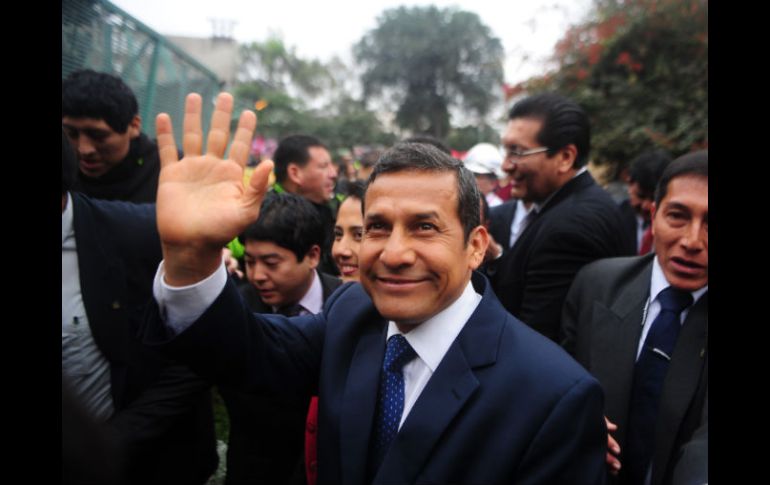 La administración de Ollanta Humala ha logrado frenar la delincuencia y generar orden interno. AP  /