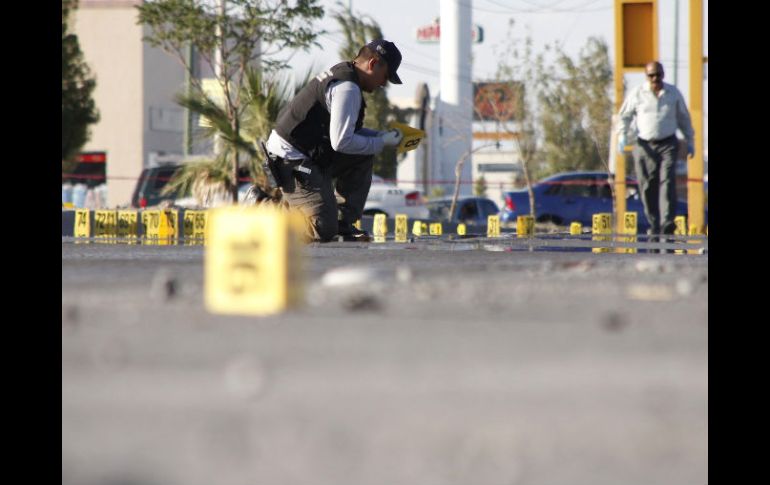 Duarte Jáquez reiteró que paulatinamente se mejora la condición de seguridad en Chihuahua. NTX  /