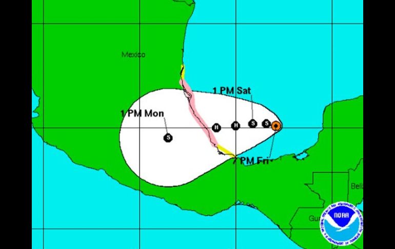 ''Nate impactará Veracruz este domingo. ARCHIVO  /