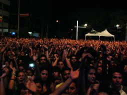 La euforia de los espectadores sólo se dio ante la música y no permeó en disturbios, según afirman las autoridades. A. MADERA  /