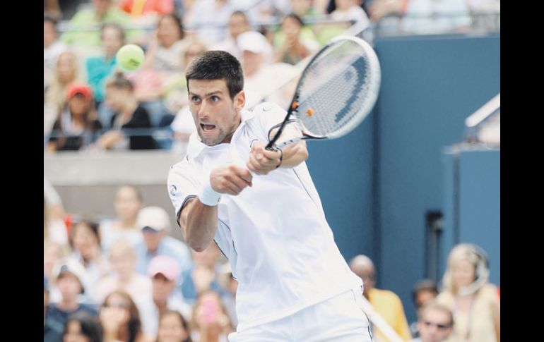 Djokovic perdió el titulo del US Open 2010 ante Rafael Nadal, pero este año ha derrotado en cinco ocasiones, todas en finales. AFP  /