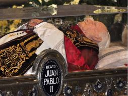 Juan Pablo II será venerado con una ceremonia especial, así como con proyecciones sobre su vida. ARCHIVO  /