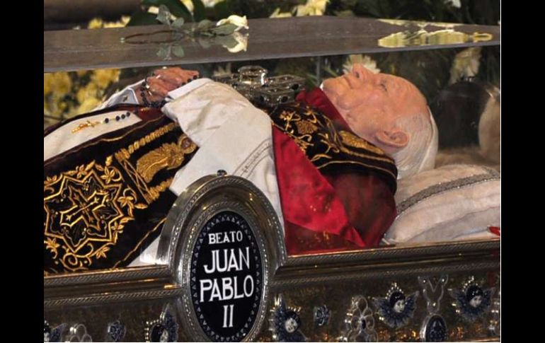 Juan Pablo II será venerado con una ceremonia especial, así como con proyecciones sobre su vida. ARCHIVO  /