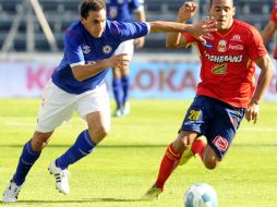 Morelia triunfó ante Cruz Azul en la jornada 8 del Torneo Apertura 2011. NOTIMEX  /