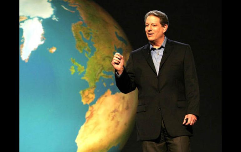 Gore intentó generar conciencia sobre el calentamiento global con el documental del 2006 ‘An Inconvenient Truth’. ESPECIAL  /