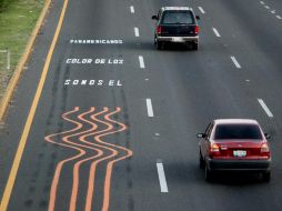 Carril exclusivo de los Panamericanos sobre la carretera Chapala. A. HINOJOSA.  /