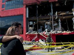 Siguen a la espera del resultado del peritaje del incendio en el casino. ARCHIVO  /